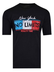 KOSZULKA T-SHIRT NO LIMITS CZARNA DUŻA