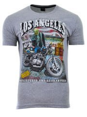 KOSZULKA T-SHIRT LOS ANGELES MELANŻ