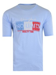 KOSZULKA T-SHIRT NO LIMITS BŁĘKITNA DUŻA