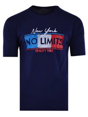 KOSZULKA T-SHIRT NO LIMITS GRANATOWA DUŻA